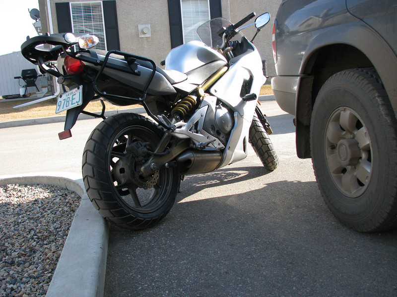 Are dual sport tires on a sport bike worth it? Adventure Rider